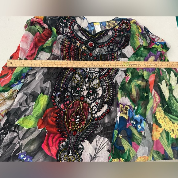 Agua Bendita hand headed cover up - Picture 6 of 16